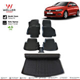 Volkswagen Polo Paspas Bagaj Havuzu 2017 2021 Arası 3D Wöller Ultraflex Set