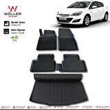 Opel Astra J Hb Paspas Bagaj Havuzu 2010 2015 Arası 3D Wöller Ultraflex Set