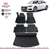 Audi A4 Paspas Bagaj Havuzu 2016 2022 Arası 3D Wöller Ultraflex Set