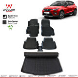 Seat Arona Paspas Bagaj Havuzu Set 2017 Sonrası Uyumlu 3d Wöller Ultraflex Set