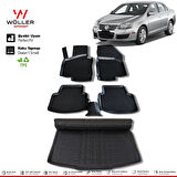 Volkswagen Jetta Paspas Bagaj Havuzu 2005 2010 Arası 3d Wöller Ultraflex Set