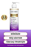 LES VHES Kolajen Ve Keratin Dökülen Ve Geç Uzayan Saçlar Için 11 Aktifli Saç Dökülmesi Karşıtı Şampuan 300 ml