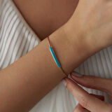 Turkuaz Mineli Tel Kelepçe