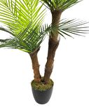 Yapay Ağaç 2 Dal 100cm Areka Palmiye Ağacı Areka 2Katlı Salon Çiçeği Yapay Çiçek