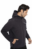 Crozwise Antrasit Erkek Su Geçirmez Softshell Outdoor Mont / Ceket - 5036-06