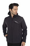 Crozwise Antrasit Erkek Su Geçirmez Softshell Outdoor Mont / Ceket - 5036-06