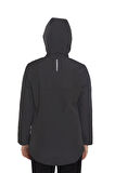 Crozwise Antrasit Kadın Su Geçirmez Softshell Outdoor Mont / Ceket - 5037-06