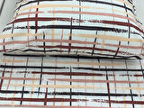 NİVEMESHOME BOYA DESENLİ 2 Lİ YASTIK KILIFI KAPAKLI 50X70