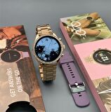 (Silver) Smart Watch 8 Gen 42mm Kadın Akıllı Saat Sesli Görüşmeli GEN8