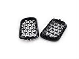 Bmw 3 Serisi E36 1997-1999 Uyumlu Dıamond  Panjur ( Böbrek ) Pıano Black  Çerçeve