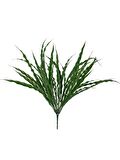Yapay Çiçek Yeşil Kalın Kıvrımlı Saz Garnitür Aradal Dekoratif Yapay Bitki 45cm