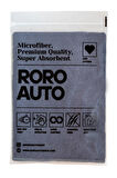 Roro Auto Fuji Mikrofiber Kurulama bezi 40x40 Gri