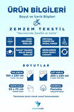 KOPYA - Çarşaflı Çift Kişilik Nevresim Takımı Pamuklu