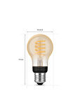 Philips Hue 7W Filament A60 E27 Akıllı Ampul Aydınlatma