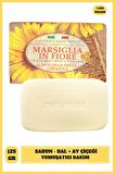 Sabun Marsiglia in Fiore Bal ve Ayçiçeği Vegan Bakım 125 g