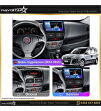 FOR-X -FİAT DOBLO 2010-2015 ARASI-D3 KASA -9'' MULTİMEDYA ÇERÇEVESİ-KABLO VE CANBUS DAHİLDİR-AYNI GÜN KARGO 