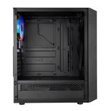 Everest Flat Mesh 4-12Cm Rgb Fan Tempered Camlı Atx Mid-T Gaming Oyuncu Boş Bilgisayar Kasası