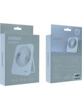 Everest Efn-601 Beyaz 2000Mah 4 Kademeli 4000Rpm Hız Metal Ayak Masaüstü Usb Fan