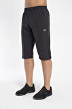 Crozwise 8036-06 Beden S Lycra Armüllü Erkek Spor Kapri ANTRASİT