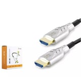 Hadron Hdx2049 Hdmi Kablo Pvc 8K 60Hz 2.1V Optic Od8.0 20 Metre Siyah