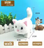Yürüyen, Sesli Hareketli Sevimli Peluş Kedi - Sweet CAT