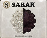 Sarar Gold Embos Tek Kişilik Kalın Battaniye 2.5 Kg 160 x 220