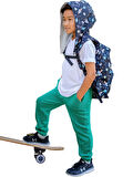 Morikukko Back To School Space Çıkabilir Kapüşonlu Sırt Çantası