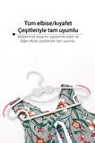 Sweet 24 Adet Beyaz Bebek Elbise Askısı 30 Cm  Bebek Çocuk Kıyafet Askısı