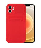İphone 12 - Cüzdanlı - Kamera Korumalı