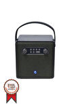Bts-1688 Yeşil Mikrofonlu Karaoke Bluetooth Hoparlör