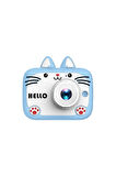 Hello Çocuk Dijital Fotoğraf Makinası 20 Mp Video Kaydedici 2.0 İnç Çift Kameralı Ks-102