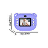 Dijital Video Kayıt Fotoğraf Çocuk Kamerası Anlık Termal Resim Kağıt Baskılı