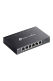 Tp-Link Omada Ds106P 4 Port 10-100 Poe+ 2 Port 10-100 Mbps Uplink Switch Çelik Kasa Rack Mount