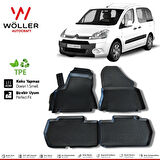 Citroen Berlingo Paspas 2008 2019 Arası 3d Havuzlu Wöller Paspas