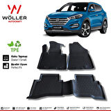Hyundai Tucson Paspas 2016 2021 Arası Uyumlu 3d Havuzlu Wöller Paspas