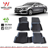 Mercedes Cla Paspas 2013 2018 Arası 3d Havuzlu Wöller Paspas