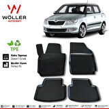 Skoda Fabia Paspas 2008 2014 Arası 3d Havuzlu Wöller Paspas