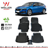 Skoda Scala Paspas 2020 Sonrası 3d Havuzlu Wöller Paspas