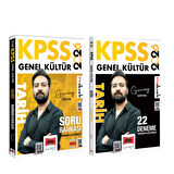 Yargı Yayınları 2026 KPSS Genel Kültür Tarih Tamamı Çözümlü Soru Bankası ve Deneme Seti 2 Kitap