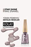 Flormar Metalik Parlak Oje - Star Shine Nail Enamel - 003 Lılac Sparkle-8690604564132