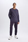 DeFactoFit Sporcu Jogger Eşofman Altı Standart Fit Basic Düz Cepli Beli Paçası Lastikli D3742AX24WNPR467
