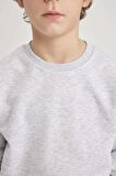 DeFacto Erkek Çocuk Bisiklet Yaka Basic Düz Sweatshirt B7097A824SPGR400