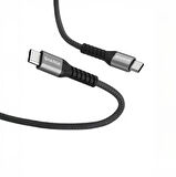 Sharge Örgülü USB-C to USB-C 240W Hızlı Şarj Kablosu