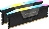 Corsair 32GB (2x16GB) Vengeance RGB 5200MHz CL40 DDR5 AMD EXPO Siyah Dual Kit Ram
