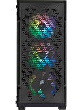 Corsair iCUE 220T RGB Airflow Siyah CC-9011173-WW Led Fanlı ATX Oyuncu Kasası OUTLET