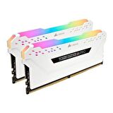 CORSAIR CMW32GX4M2E3200C16W 32GB (2X16GB) Vengeance RGB PRO DDR4 3200MHz CL16 Beyaz Soğutuculu Ram