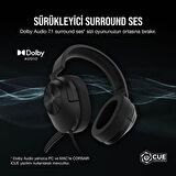 Corsair HS55 Surround Oyuncu Kulaklığı - Siyah