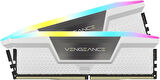 Corsair 32GB(2x16) Vengeance RGB 6400MHz CL36 DDR5 Beyaz Bellek