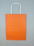 KRAFT KAĞIT ÇANTA TURUNCU 18CM X 24CM - 1 ADET
