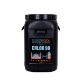 SPP Superpool Superchlor 90 Toz Klor 90 GR Premium Black Edition 25 KG Havuz Kimyasalı